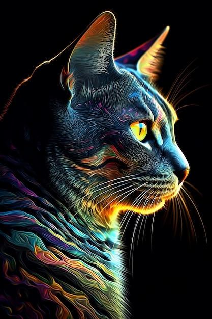 A cat is a painting by a artist called cat.