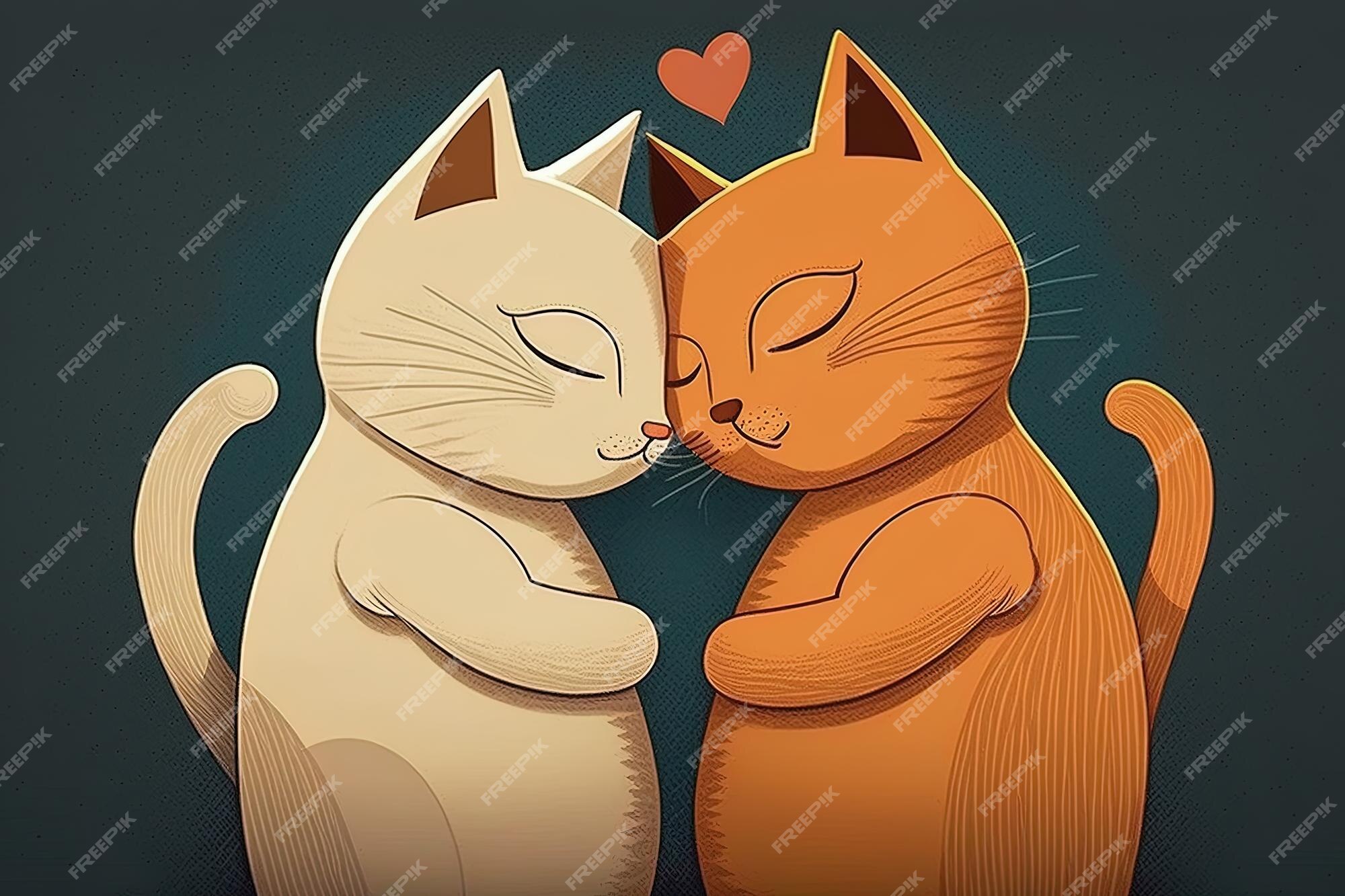 Cats, cuddle, heart, hug, love, pets, romance icon - Download on