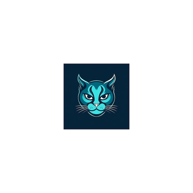 Photo cat mascot logo icon15