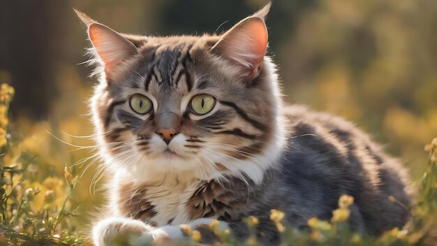 写真 白い背景の猫