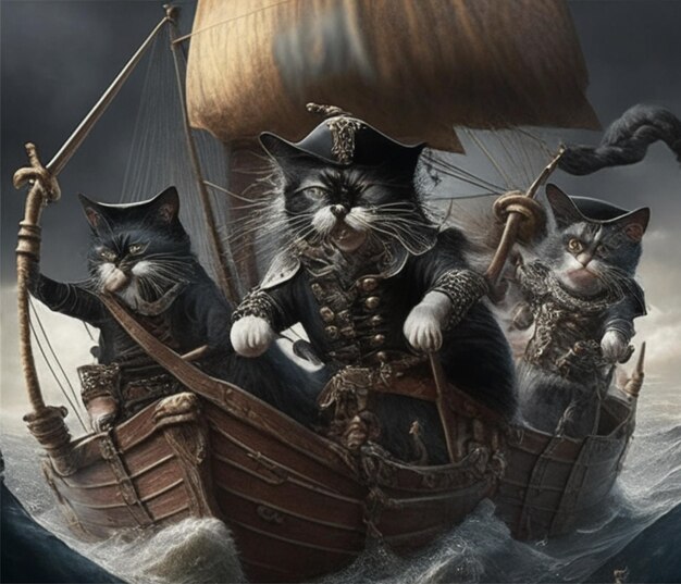 Foto la guerra dei pirati gatti