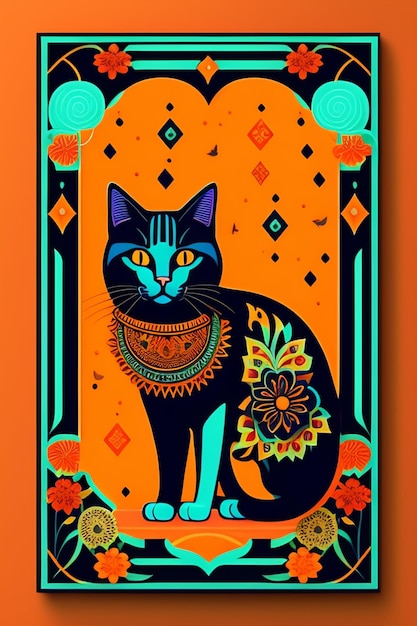 Cat poster art