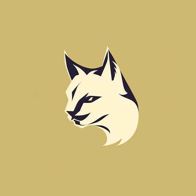 cat simple logo ai generative