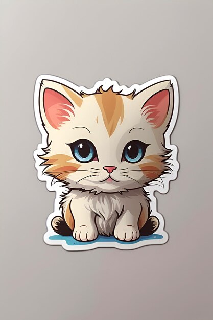 Cat sticker