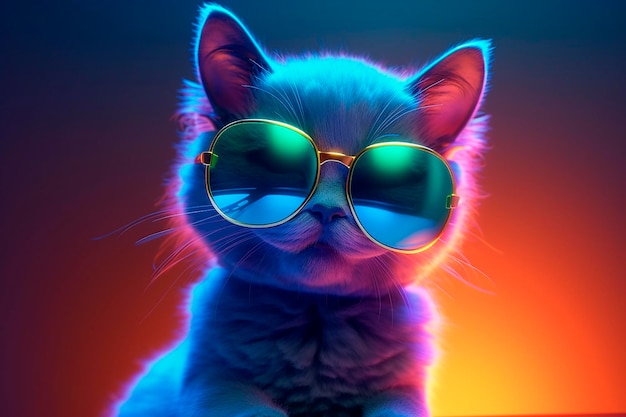 Cat in a sunglasses wallpapers and images