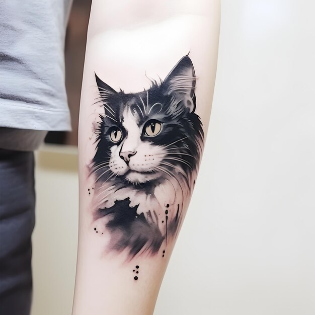 cat tattoo