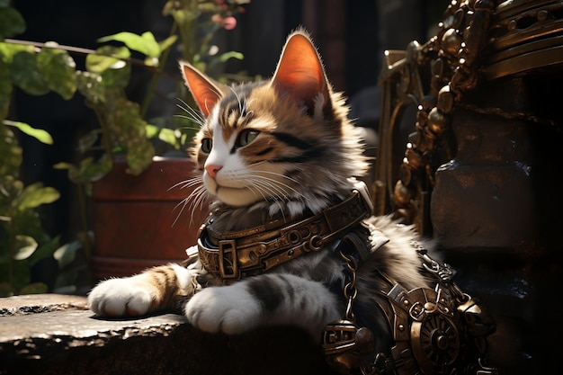 Cat Unreal Engine Генеративный ИИ