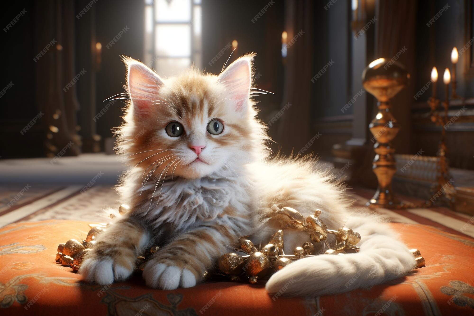 Premium ai image cat unreal engine generative ai