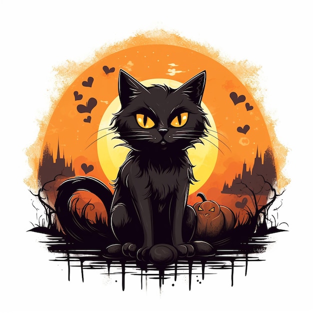 cat vector design