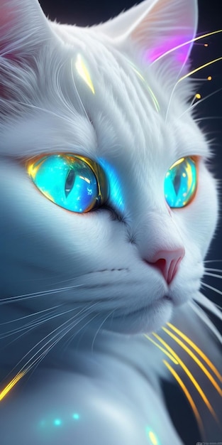 Cat with blue eyes wallpapers and images for iphone