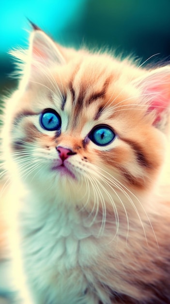 파란 눈을 가진 고양이