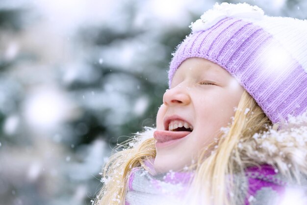 Catching a snowflakes