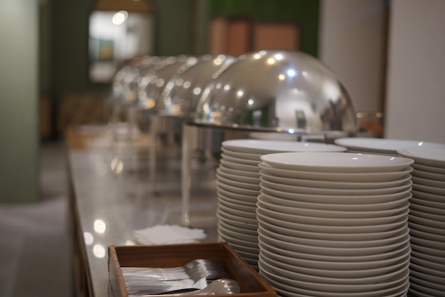 Catering Table in Wedding Ceremony