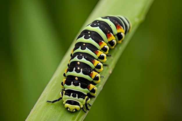 Photo caterpillar dovetail butterfly