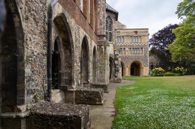 Cathedral buildings in Canterbury Kent UK