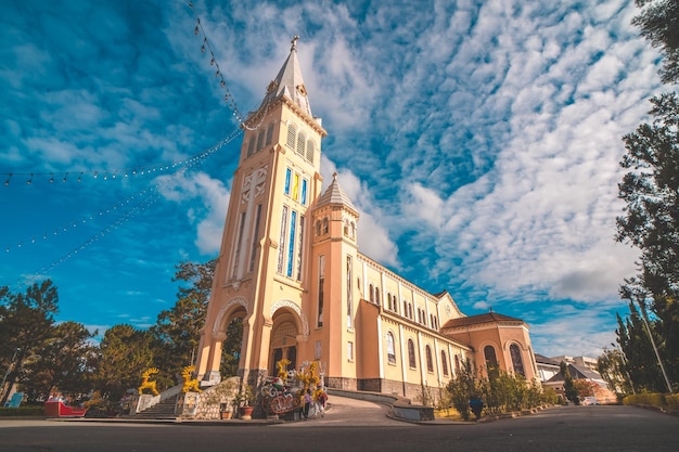 Cathedral chicken This is the famous ancient architecture where attracts other tourists to Da Lat