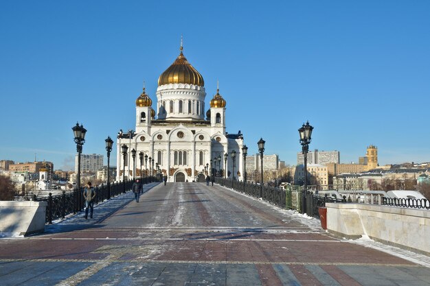 Cathedral of Christ the Saviour under sun