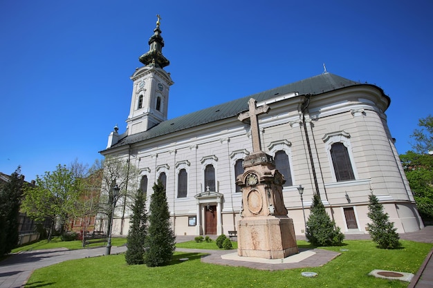 Photo cathedral church of the holy greatmartyr george in novi sad serbia