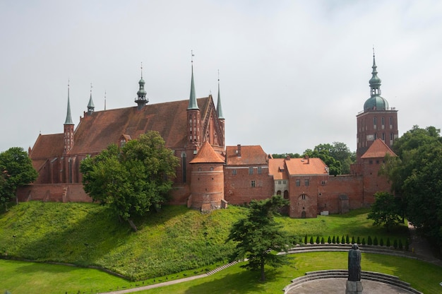 The Cathedral complex in Frombork a historical monument museum of medieval buildings Poland