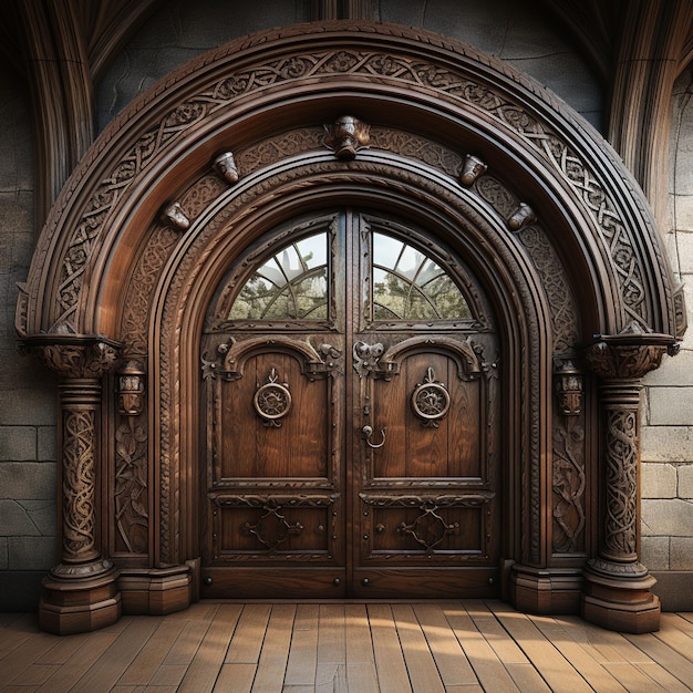 Photo cathedral door