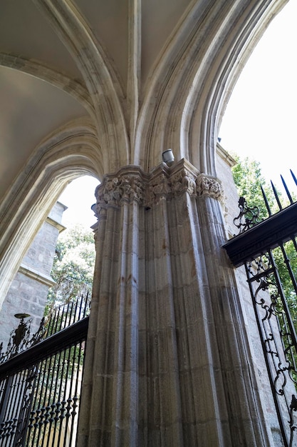 Cathedral of Gothic style, toledo Spain