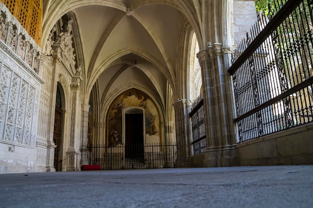 Cathedral of gothic style, toledo spain