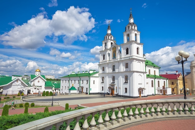 Cathedral of Holy Spirit in Minsk. Main Orthodox church of Belarus