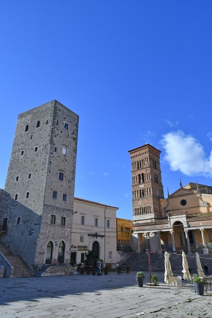 The cathedral of the Lazio town of Terracina Italy