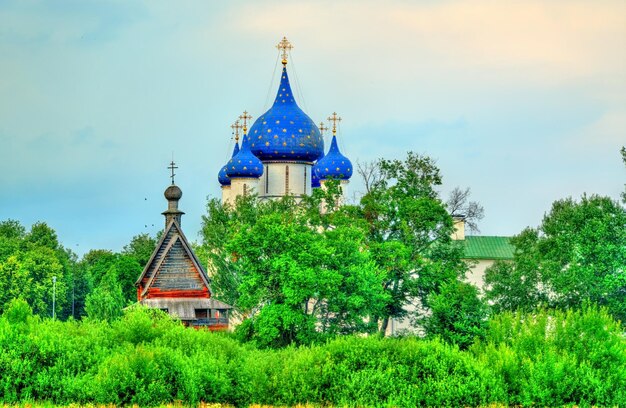 Photo the cathedral of the nativity of the theotokos at the suzdal kremlin the golden ring of russia