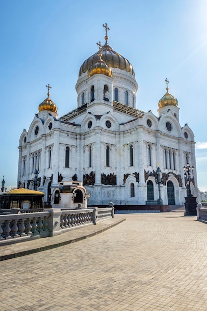 Фото Собор христа спасителя в городе москва россия