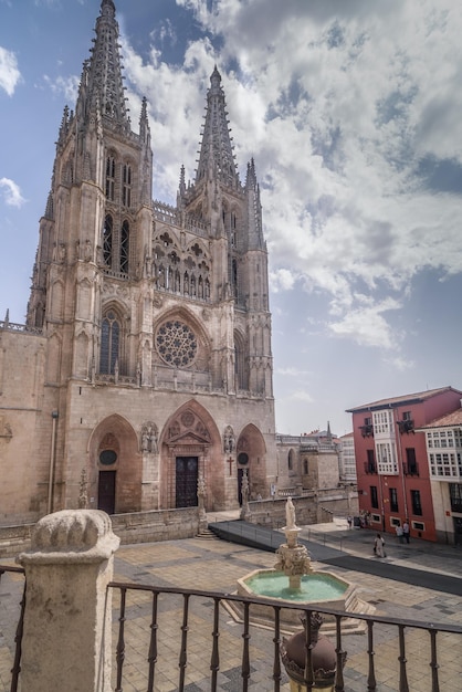 The cathedral of saint mary in burgos spain