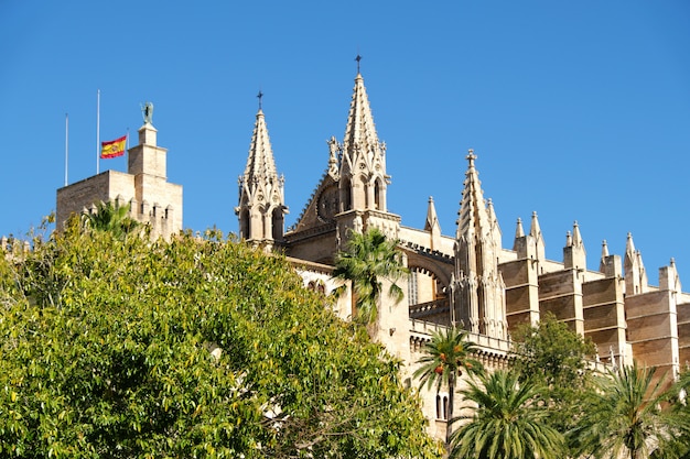 The cathedral of Santa Maria of Palma de Mallorca, Spain