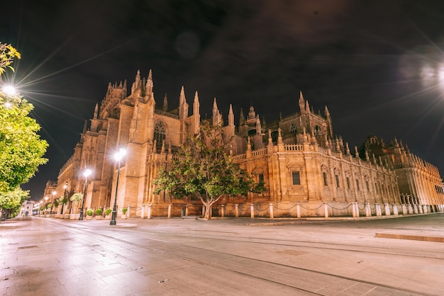 Photo the cathedral of sevilla church architecure religion