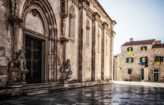 Sibenik, 크로아티아에서 세인트 제임스 성당입니다.