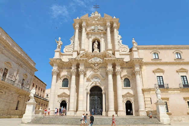 The Cathedral of Syracuse in Siciliy