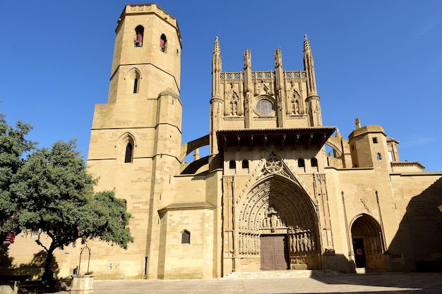 Catheral van transfiguratie van Huesca, Aragon, Spanje