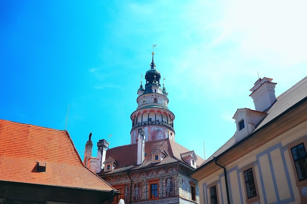 Catholic cathedral landscape Prague / view of the church in the czech republic, urban tourist landscape in Prague