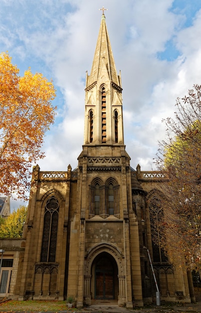 The Catholic chapel of Jeanne dArc at autumn Paris France