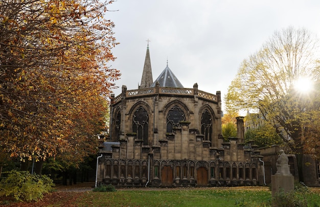 The Catholic chapel of Jeanne dArc at autumn Paris France