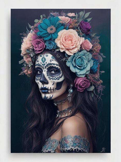 Catrina a cultural icon of halloween and day of the dead celebrations