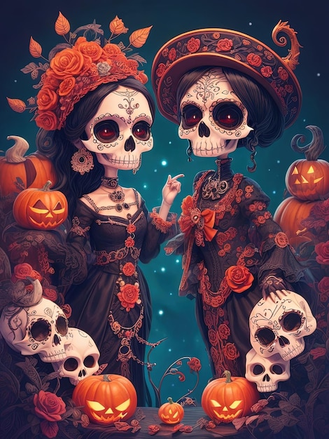 Catrina A Cultural Icon of Halloween and Day of the Dead Celebrations