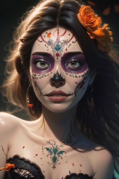 Catrina da de muertos