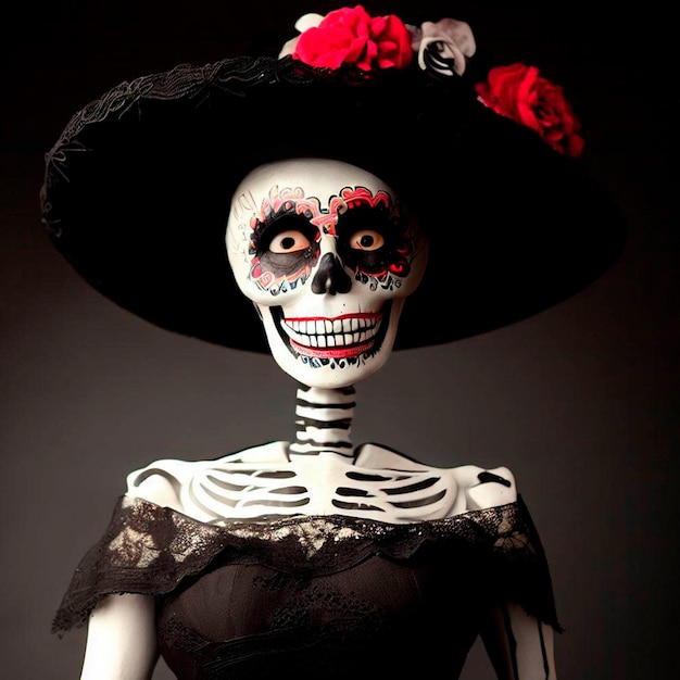 catrina de halloween