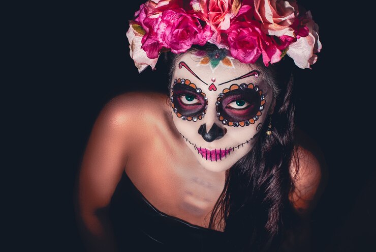 Photo catrina typical mexican character representative of the day of the dead