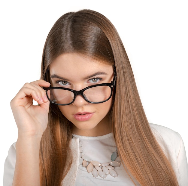 Caucasian businesswoman portrait