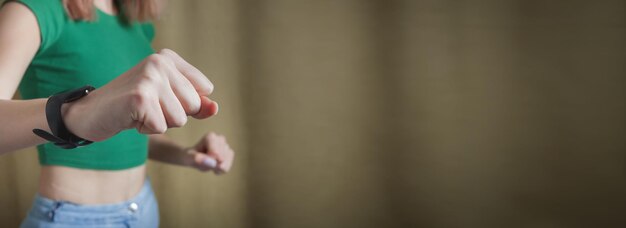 Caucasian young woman threatening with fists at home