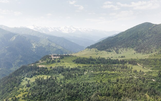 Caucasus mountains in summer