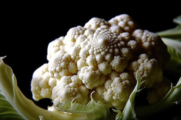 Photo cauliflower design vegetables from the summertime history all broccoli