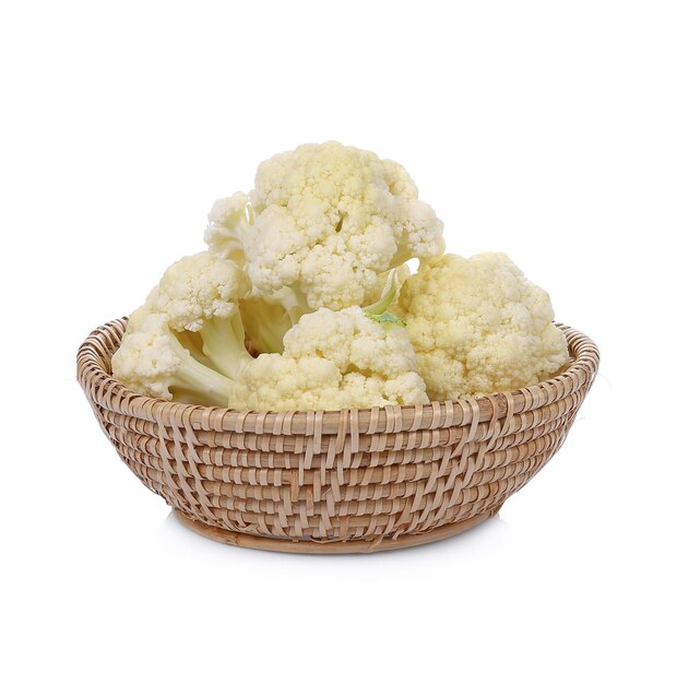 Cauliflower isolated on white background