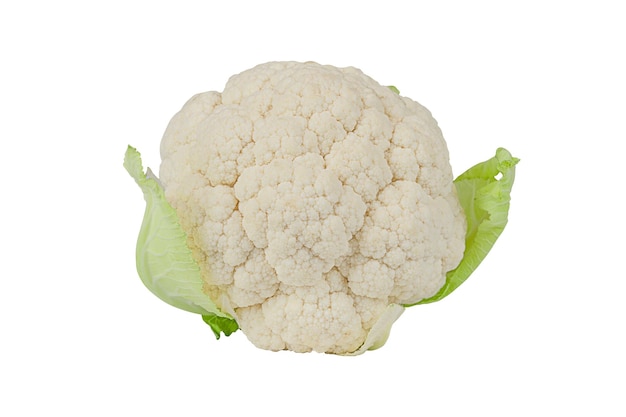 Cauliflower isolated on white background